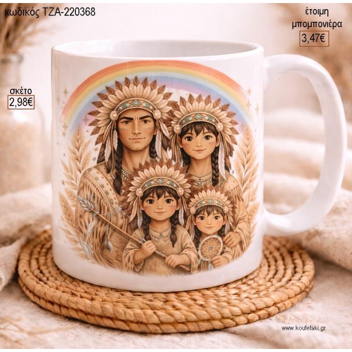 ΙΝΔΙΑΝΑΚΙ ΠΟΛΥΧΡΩΜΟ ΟΥΡΑΝΙΟ ΤΟΞΟ ΚΟΥΠΑ για μπομπονιέρες γούρι δώρο ΤΖΑ-220368 2.98€!!!