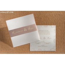 ΠΡΟΣΚΛΗΤΗΡΙΟ ΓΑΜΟΥ ΜΕ ΣΧΕΔΙΟ ΛΟΥΛΟΥΔΙΑ ΣΕ ΦΑΚΕΛΟ ΜΕ ΥΦΗ ΜΕΤΑΛΛΙΖΕ ΜΠΙ-2046