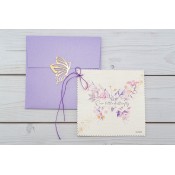 προσκλητήρια βάπτισης με πεταλούδες