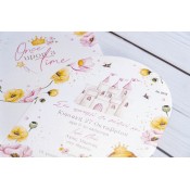 προσκλητήρια βάπτισης με πριγκίπισσες πρίγκιπες κάστρα