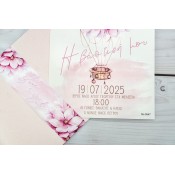 προσκλητήρια βάπτισης με αερόστατο