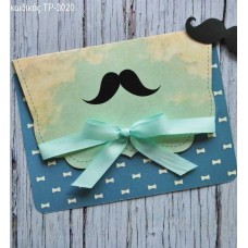 ΠΡΟΣΚΛΗΤΗΡΙΟ ΒΑΠΤΙΣΗΣ ΜΟΥΣΤΑΚΙ ΔΙΠΤΥΧΗ ΚΑΡΤΑ ΤΡ-3020