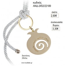 ΡΟΔΙ ΜΕ ΕΥΧΕΣ ΕΠΙΧΡΥΣΟ ΜΠΡΕΛΟΚ ΜΕ ΚΟΡΔΟΝΙ για μπομπονιέρες γούρι δώρο ΑΝΔ-2452/22189 2.80€!!!