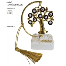 ΔΕΝΤΡΟ ΜΕ ΜΑΤΙΑ ΣΕ ΗΜΙΚΥΚΛΙΟ ΠΑΝΩ ΣΕ ΒΟΤΣΑΛΟ για γούρι δώρο ΤΖΑ-09092572/92250 6.50€!!!