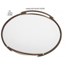 ΔΙΣΚΟΣ ΓΑΜΟΥ ΣΤΡΟΓΓΥΛΟ ΜΕ ΚΑΘΡΕΠΤΗ ΧΡΩΜΑ ΣΚΟΥΡΙΑ NOV-ΚΔ1001/103700 62.00€!!!