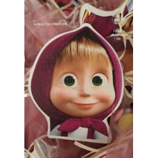 ΜΑΣΑ MASHA ΞΥΛΙΝΟ ΜΑΓΝΗΤΑΚΙ για μπομπονιέρες ΤΖΑ-23064/41075 1.90€!!!