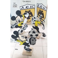 ΜΙΚΥ MICKEY ΠΟΔΟΣΦΑΙΡΟ ΘΕΜΑ ξύλινη φιγούρα αγορά ΤΖΑ-16062313 42.00€!!!