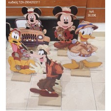 ΜΙΚΥ ΣΑΦΑΡΙ MICKEY SAFARI ΘΕΜΑ ξύλινη φιγούρα αγορά ΤΖΑ-2904202311 36.00€!!!