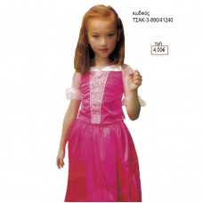 ΠΡΙΓΚΙΠΙΣΣΑ ΡΟΖ ΑΠΟΚΡΙΑΤΙΚΗ ΣΤΟΛΗ ΚΩΔ.ΤΣΑΚ-3-890/41240 4.00€!!!