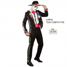 DAY OF THE DEAD ΑΠΟΚΡΙΑΤΙΚΗ ΣΤΟΛΗ ΑΝΔΡΙΚΗ ΚΩΔ.ΤΣΑΚ-3-2087/411700 28.00€!!!