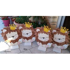 ΛΙΟΝΤΑΡΙ ΜΕ ΚΟΡΩΝΑ ΞΥΛΙΝΗ ΦΙΓΟΥΡΑ για ενοικίαση ΤΖΑ-32301 5.00€!!!