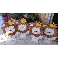 ΛΙΟΝΤΑΡΙ ΜΕ ΚΟΡΩΝΑ ΞΥΛΙΝΗ ΦΙΓΟΥΡΑ για αγορά ΤΖΑ-34311 41.00€!!!