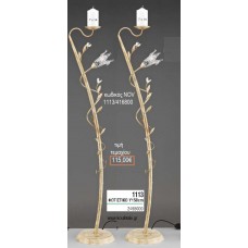 ΦΩΤΙΣΤΙΚΟ ΓΑΜΟΥ ΧΡΥΣΟ ΜΕ ΛΕΥΚΟ ΦΥΛΛΑ ΚΑΙ ΓΥΑΛΙΝΟ ΚΡΙΝΑΚΙ NOV-1113/416800 115.00€!!!