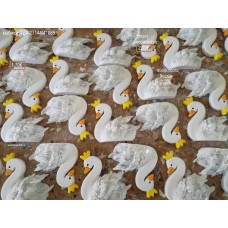 ΚΥΚΝΟΣ ΚΕΡΑΜΙΚΟ ΜΑΓΝΗΤΑΚΙ για μπομπονιέρες - δώρα πάρτυ - εορτών - γέννησης - γούρια - φτιάξτο μόνος σου ΤΖΑ-27144/41085 1.70€!!!