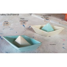 ΒΑΡΚΑ ΚΕΡΑΜΙΚΗ ΣΕ ΔΥΟ ΑΠΟΧΡΩΣΕΙΣ για μπομπονιέρες - δώρα πάρτυ - εορτών - γέννησης - γούρια - φτιάξτο μόνος σου ΤΖΑ-27132/41120 2.10€!!!