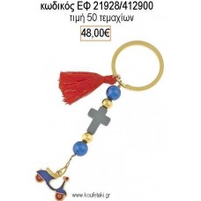 ΜΑΡΤΥΡΙΚΟ ΒΑΠΤΙΣΗΣ ΜΠΡΕΛΟΚ ΜΕ ΧΑΝΤΡΕΣ ΣΤΑΥΡΟ ΚΑΙ ΒΕΣΠΑ ΜΕ ΣΜΑΛΤΟ ΚΟΚΚΙΝΟ ΜΠΛΕ ΕΦ-21928/412900 48.00€!!!