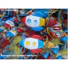 ΔΙΑΣΤΗΜΟΠΛΟΙΟ ΚΕΡΑΜΙΚΟ ΜΑΓΝΗΤΑΚΙ ΓΙΑ ΜΠΟΜΠΟΝΙΕΡΕΣ ΒΑΠΤΙΣΗΣ - ΔΩΡΑ ΠΑΡΤΥ - ΓΕΝΝΗΣΗΣ - ΕΟΡΤΩΝ ΤΖΑ-92330/41080 1.45€!!!